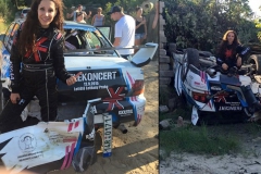 Olga Lounová havarovala na Barum Rallye.